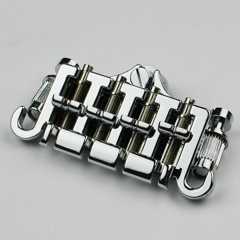 4 String Electric Bass Chrome 3 Point Bridge Fit Epiphone,Gibson Bass Guitar