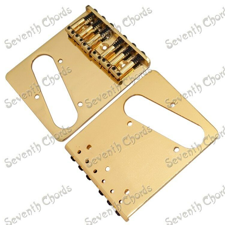 Tele Toploader Bridge Gold Top Loader Guitar Fixed Vintage Bridge Fit Fender Telecaster Tele ...
