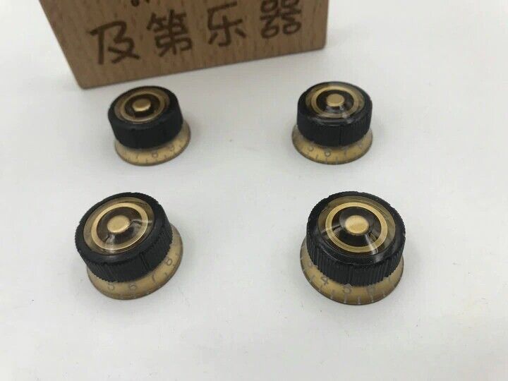 Ibanez Vintage Sure Grip III Tone and Volume Control Knobs Set