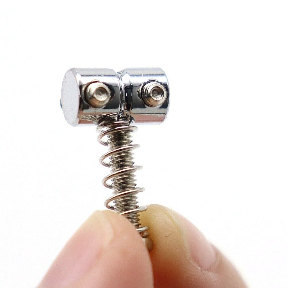 6pcs Silver Guitar Vintage Bridge Saddles Fit Jazzmaster Bridges
