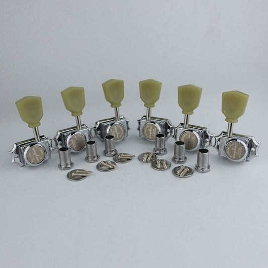3x3 Chrome Vintage Locked String Tuning Pegs Fit Epiphone Les Paul SG DOT ES