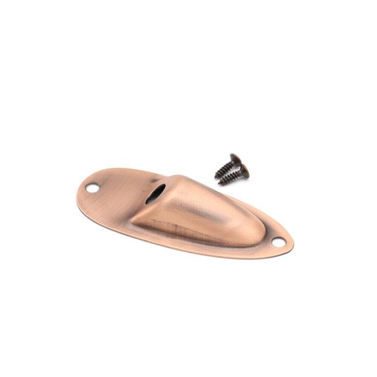 Electric Guitar Copper Red Metal Boat Jack Plate Fit Fender Strat