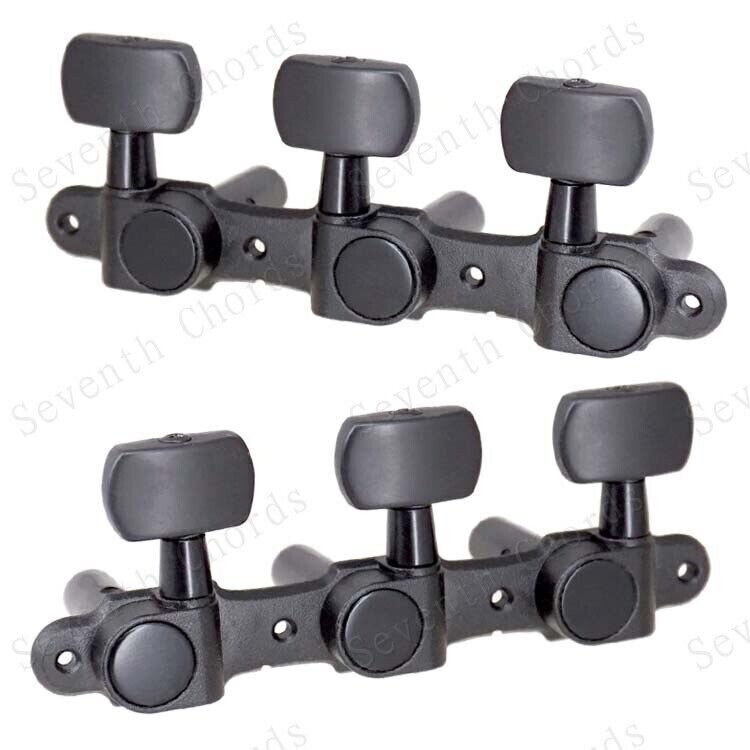 Black Classical Guitar Machine Heads 3R3L Fit Squier,Ibanez,Takamine,Washburn