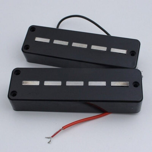 Neck and Bridge 5 String Bass Ceramic Guitar Pickups Set