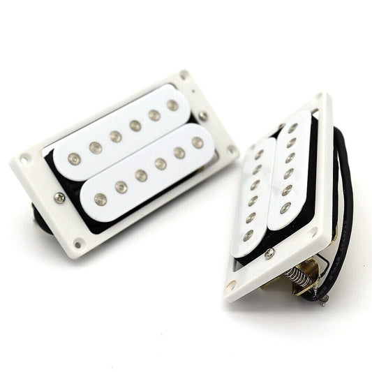 White Guitar Neck and Bridge Pickups Fit Charvel,Schecter,Jackson,ESP LTD,Ibanez