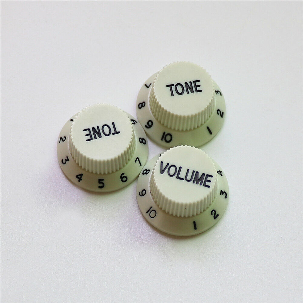 Set of 3pcs Guitar Volume and Tone Control Knobs Fit Fender Stratocaster ST
