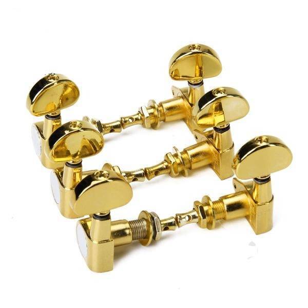3+3 Gold Guitar Machine Heads Pegs Fit Martin,Peavey,Takamine,Washburn,Ibanez