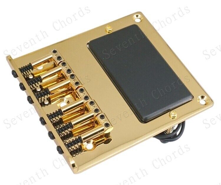 Gold Guitar Top Load Vintage Bridge with Closed Humbucker Pickup Fit Telecaster