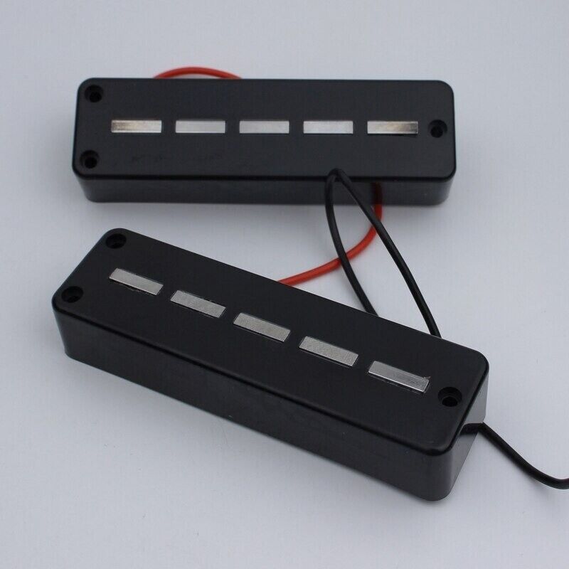 Neck and Bridge 5 String Bass Ceramic Guitar Pickups Set