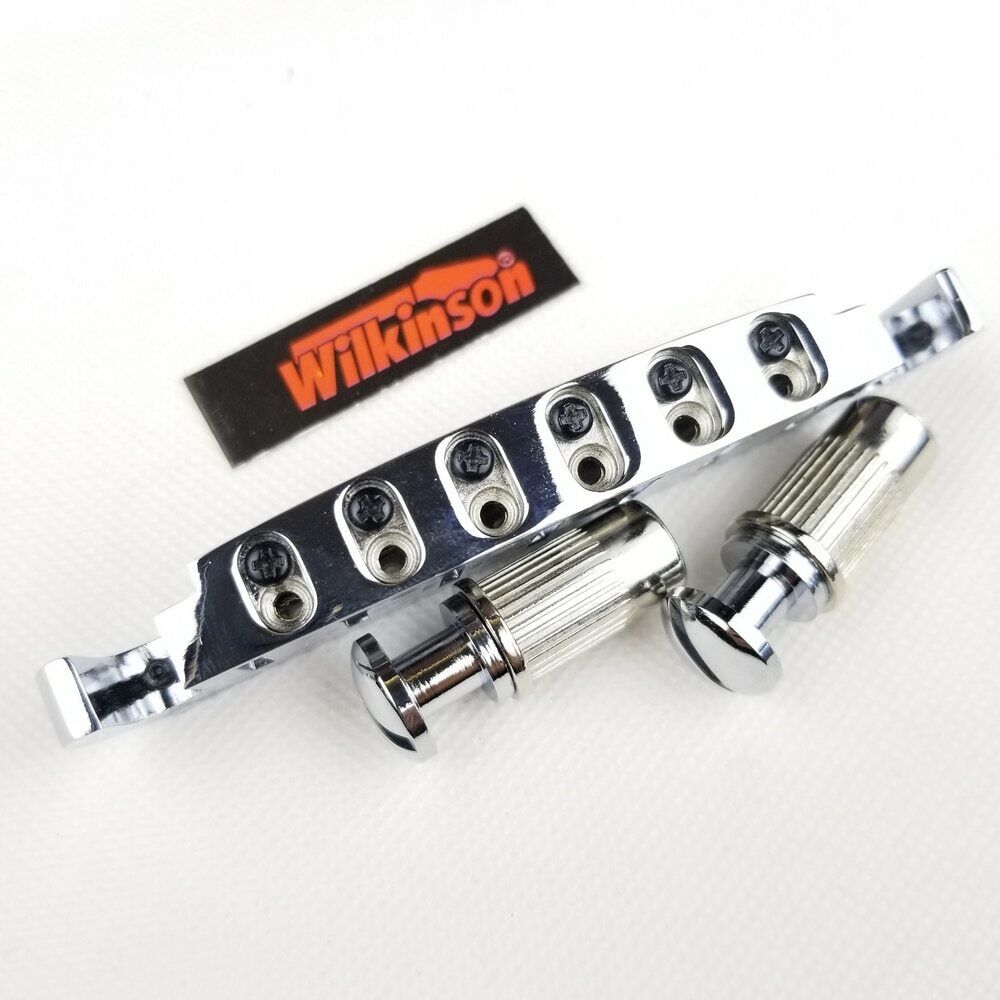 Wilkinson Chrome Wraparound Bridge Fit Epiphone,Gibson,Ibanez,Greco,Burny,ESP