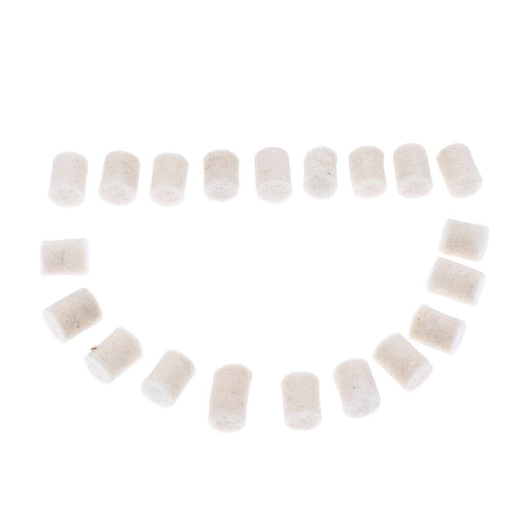 20Pcs Saxophone Bumper Felts Sax Alto Tenor Key Guard