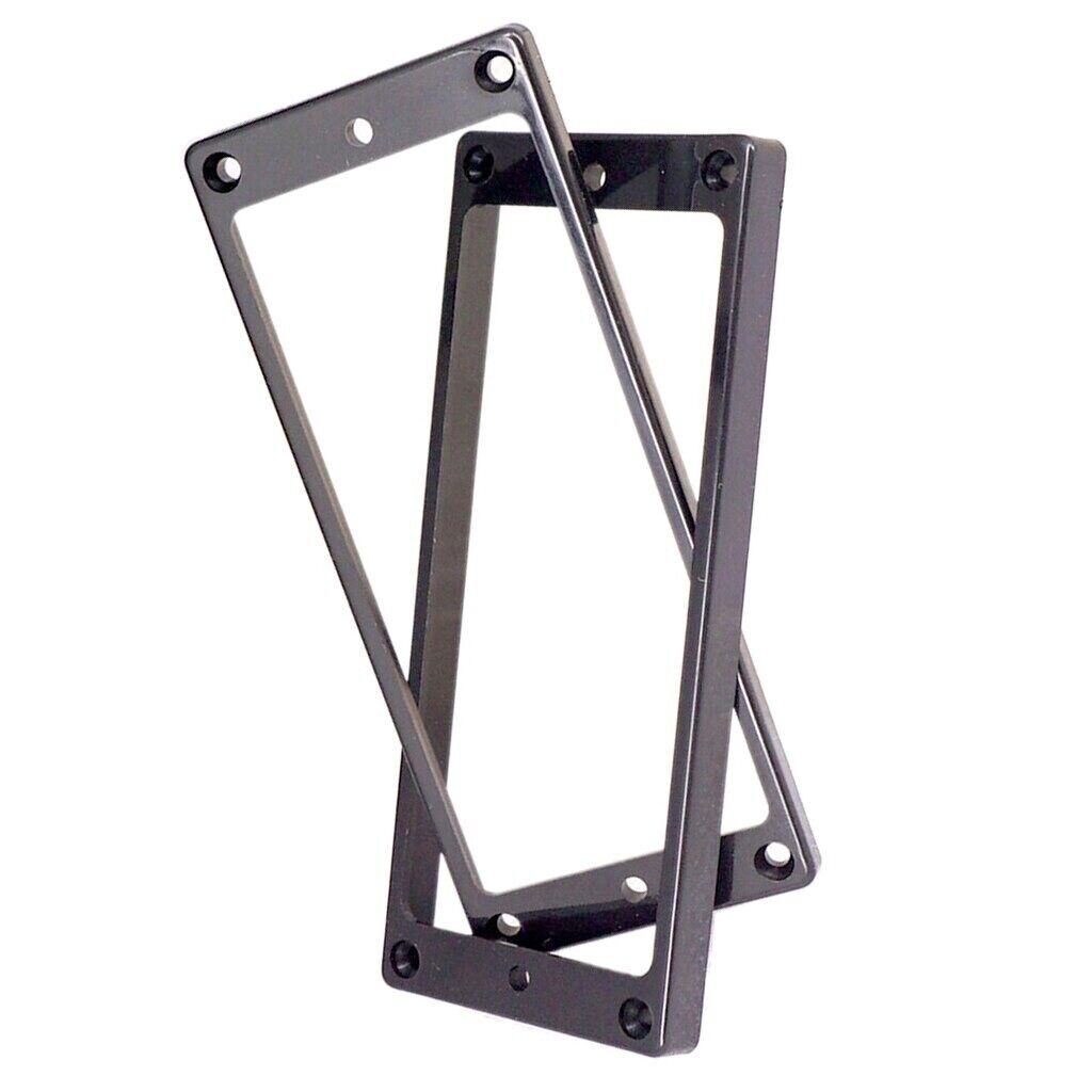 Black 8 String Humbucker Pickups Rings Fit ESP LTD,Schecter,Ibanez,Charvel,Dean