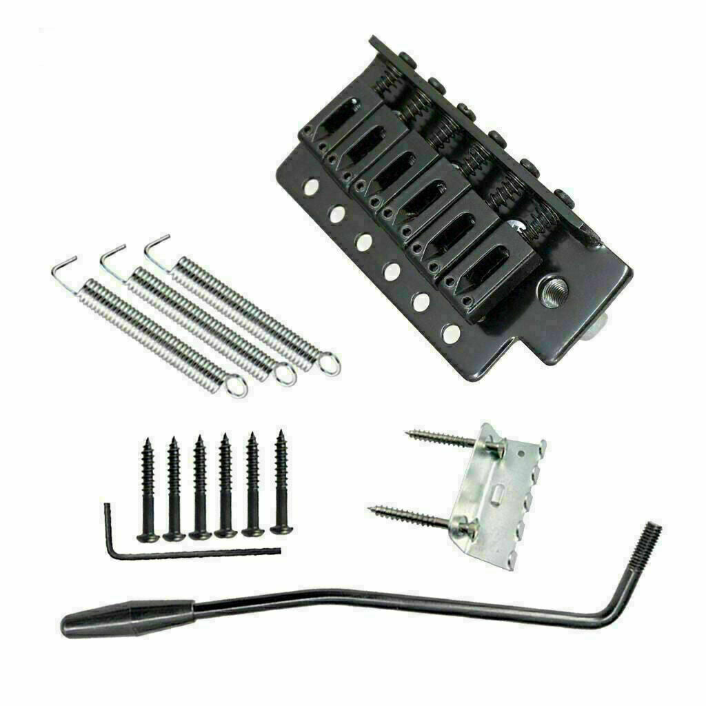 Black Left Handed Bridge Tremolo System Fit Fender Strat ST