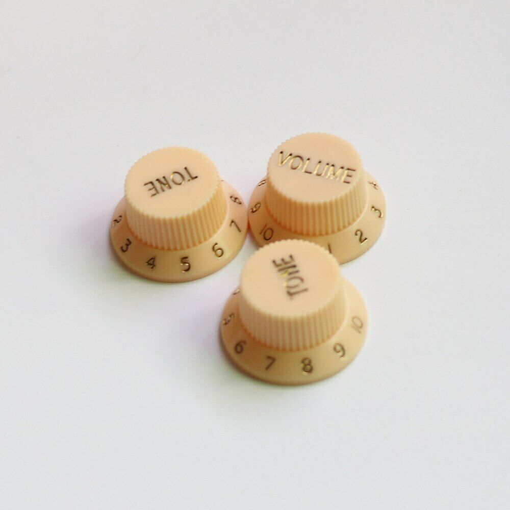 Set of 3pcs Guitar Volume and Tone Control Knobs Fit Fender Stratocaster ST
