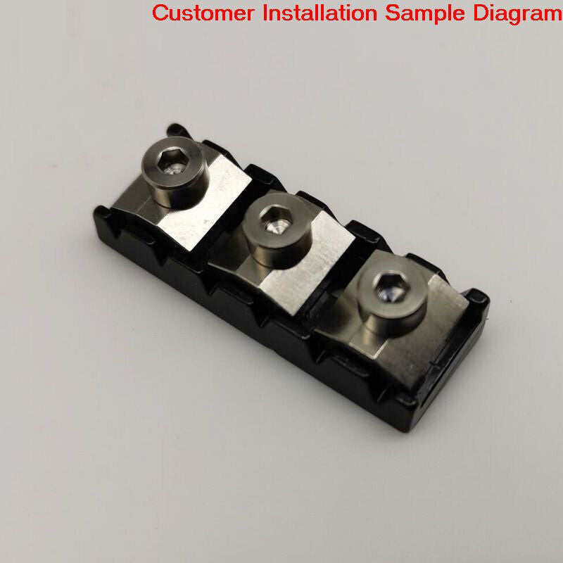 3 Guitar Titanium Floyd Rose Locking Nut Clamp Fit Jackson,Mayones,Kramer,ESP