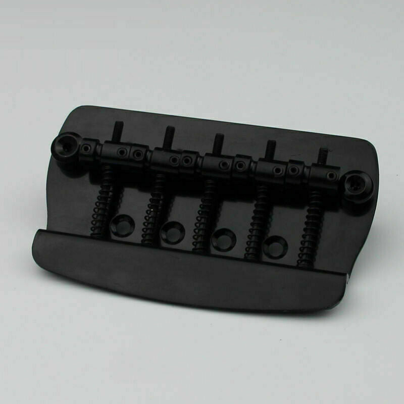 Black 5 String Electric Bass Hardtail Classic Bridge Fit MusicMan Bass Guitar