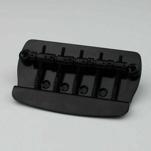 Black 5 String Electric Bass Hardtail Classic Bridge Fit MusicMan Bass Guitar