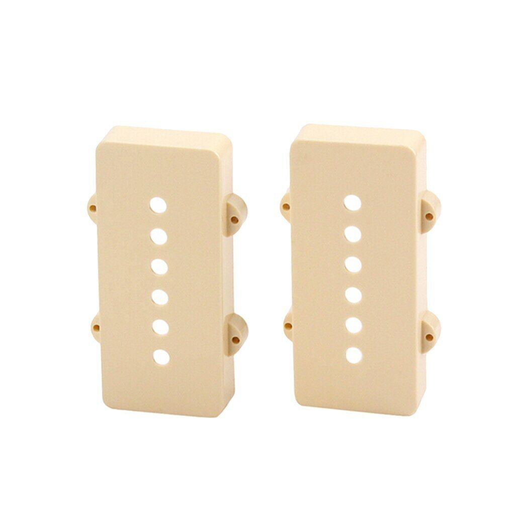 2 Pieces Ivory Guitar SoapBar Pickups Covers Set Fit Fender Jazzmaster