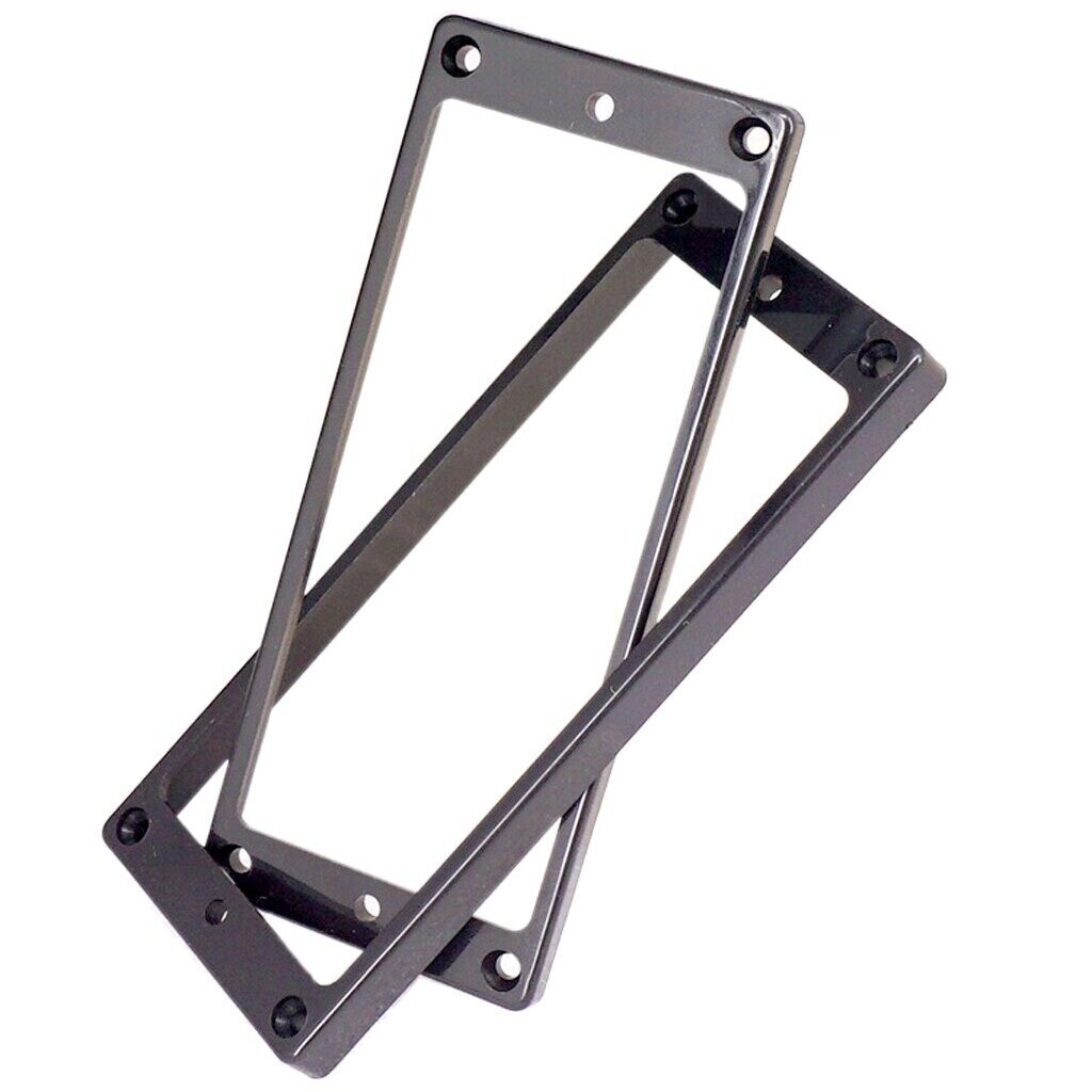 Black 8 String Humbucker Pickups Rings Fit ESP LTD,Schecter,Ibanez,Charvel,Dean