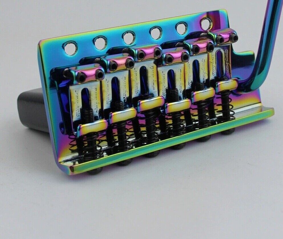 Rainbow Finish Guitar Bridge Tremolo System Fit Fender Stratocaster