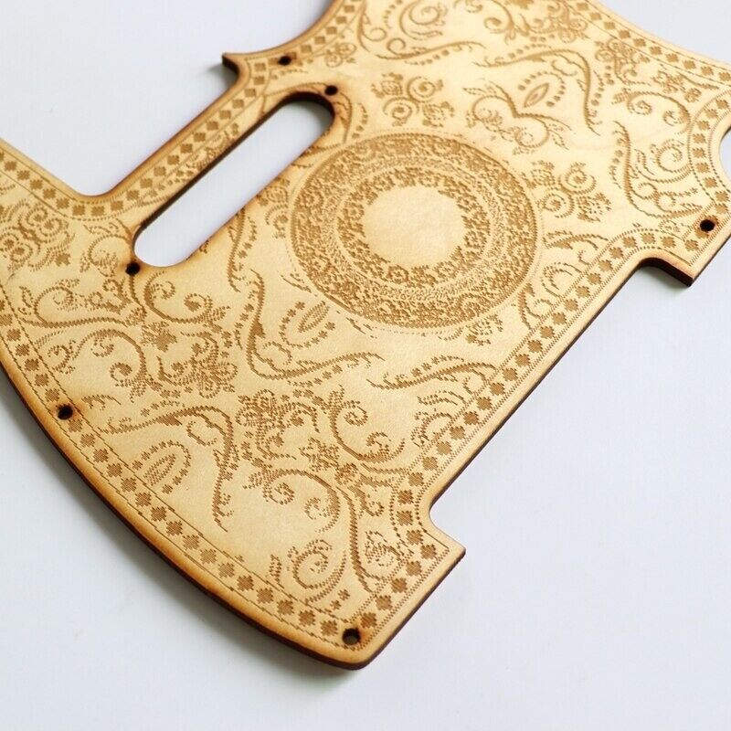 Carved TL Guitar Maple Wood Pickguard Plate Fit Telecaster