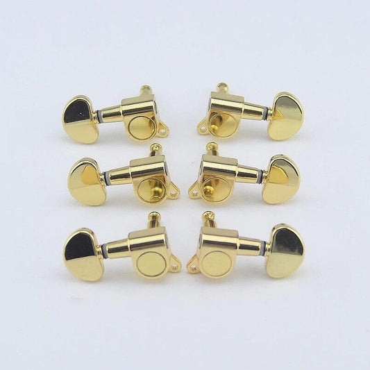 Gold 3+3 Guitar Machine Heads Tuners Fit Johnson,Mitchell,Washburn,Takamine,Cort