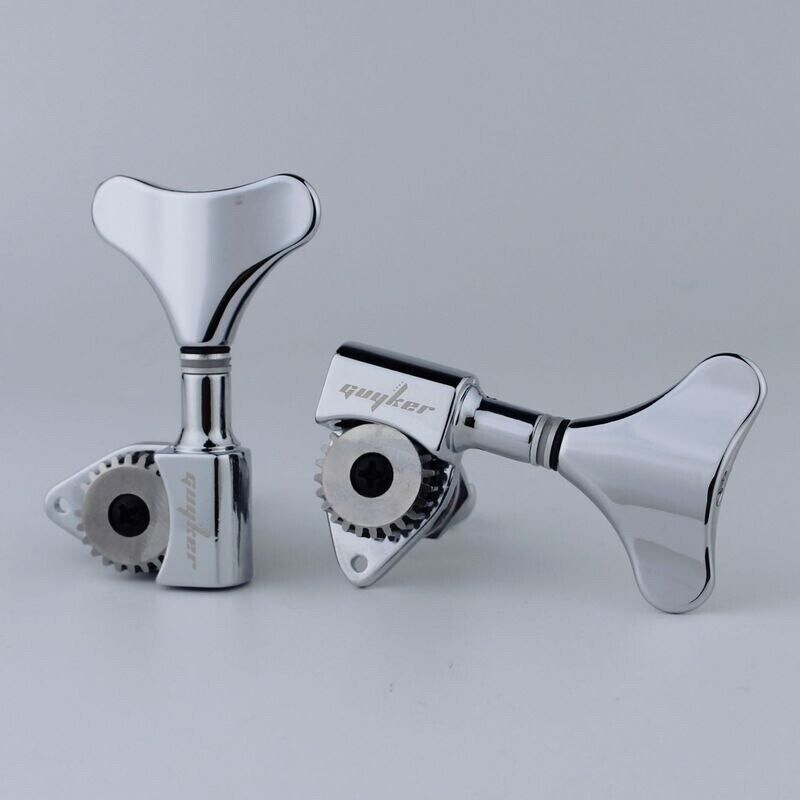 2X2 Open Gear Bass Tuners Machines Fit Ibanez,Spector,Charvel,Washburn,Dean,LTD