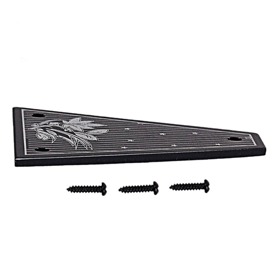 Electric Guitar Truss Rod Cover in Black Fit Jackson,Charvel,ESP LTD,Ibanez,Dean
