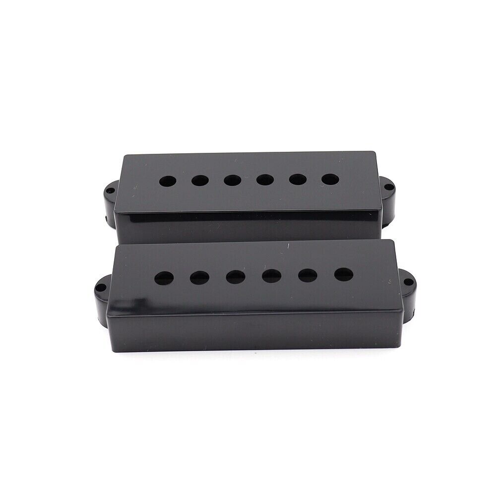 2 Pcs Black 5 String Bass Pickups Covers Fit Precision Bass PB