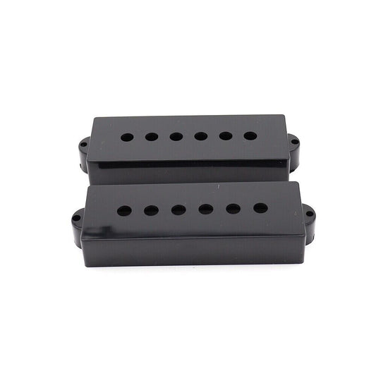 2 Pcs Black 5 String Bass Pickups Covers Fit Precision Bass PB