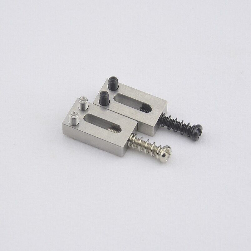 6pcs Guitar 10.5/10.8MM Steel Bridge Saddles Fit Fender Stratocaster/Telecaster