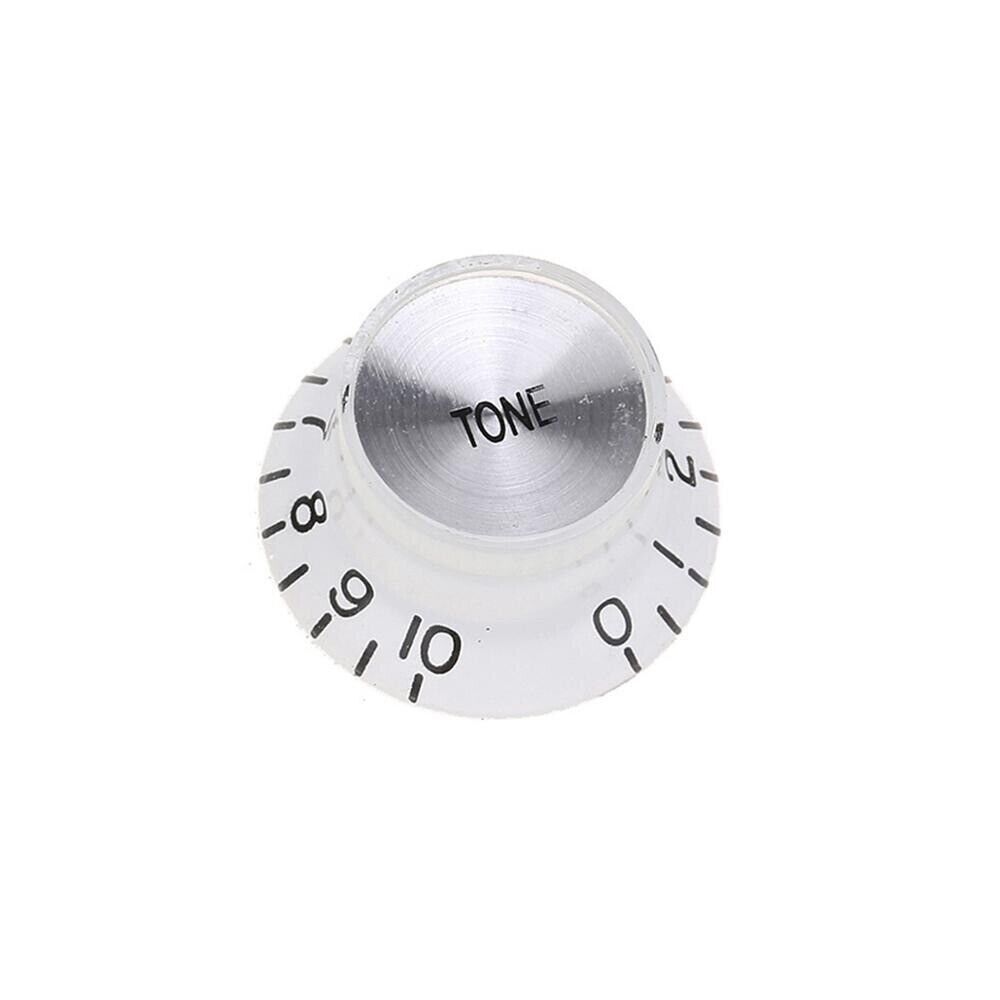 White Top Hat Guitar Tone and Volume Control Knobs Fit Gibson Les Paul SG ES