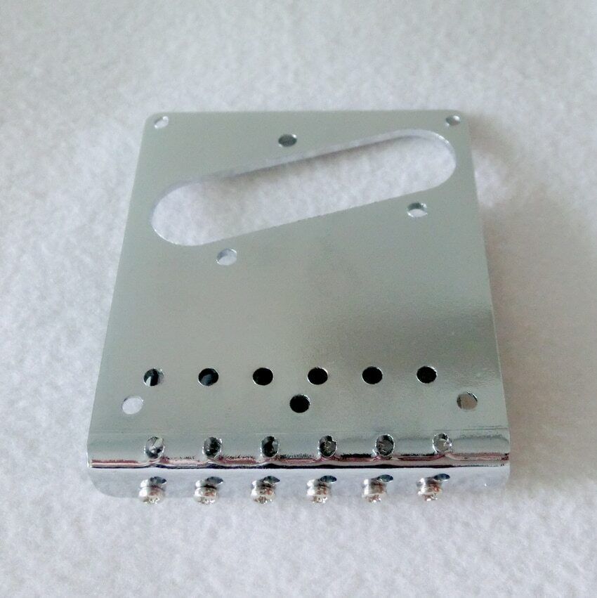 Chrome 12 String Guitar Hardtail Fixed Vintage Bridge Fit Fender Telecaster TL