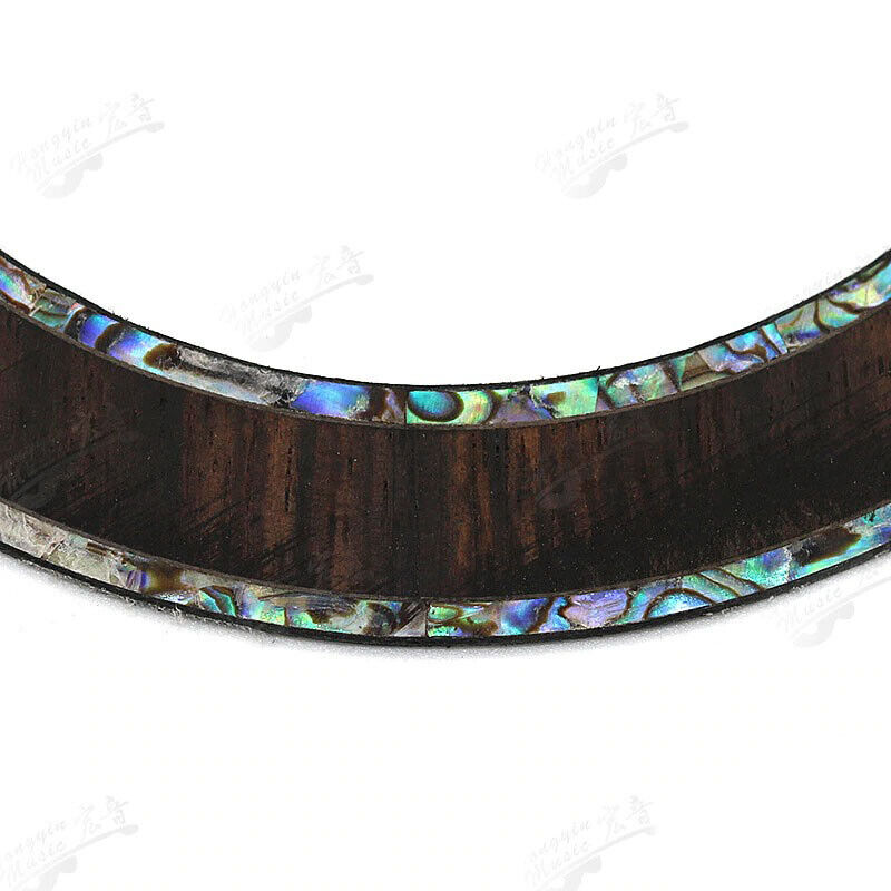 3 Piece Rosewood Classical Guitar Soundhole Rosette Inlay with Abalone