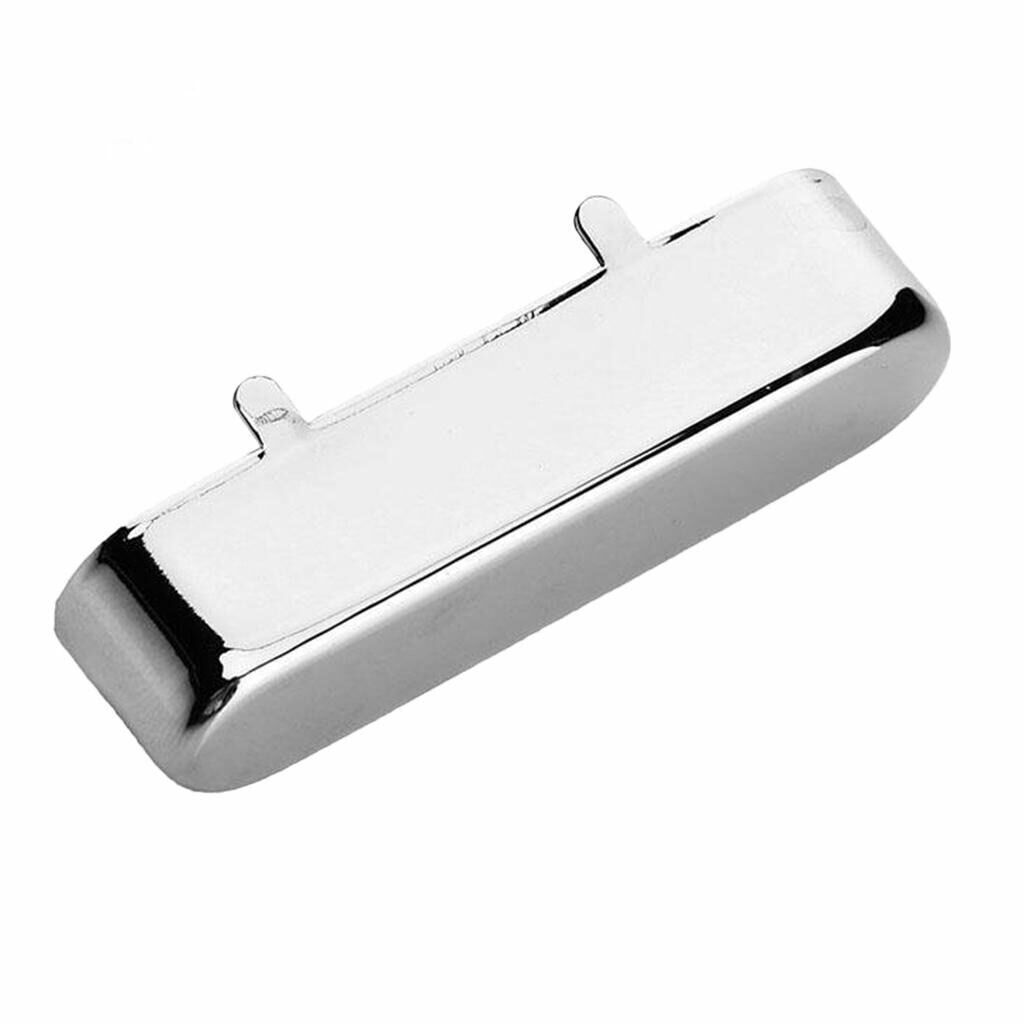 1Pcs Guitar Single Coil Neck Pickup Cover Gold/Chrome For Fender Telecaster Tele