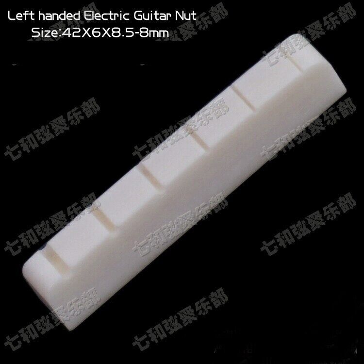 42MM Slotted Bone Left Hand Guitar Nut Fit Ibanez,Washburn,Epiphone,Cort,Godin