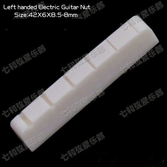 42MM Slotted Bone Left Hand Guitar Nut Fit Ibanez,Washburn,Epiphone,Cort,Godin