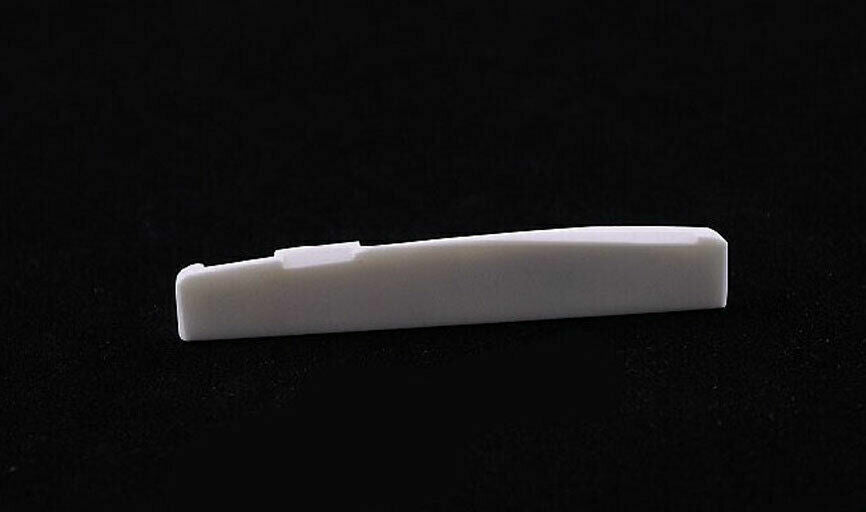Slotted Bone Acoustic Guitar Saddle 75mm Fit Blueridge,Samick,Jasmine,Epiphone