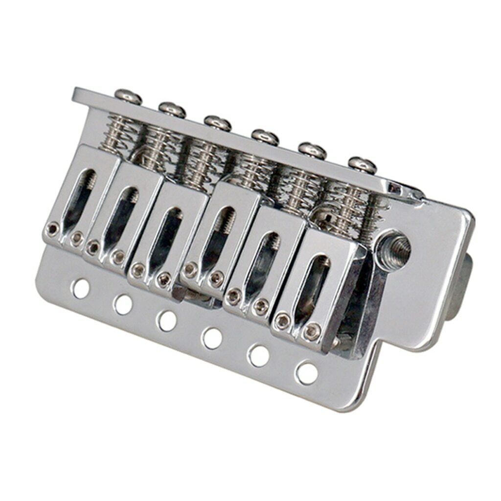 Chrome Left Hand Bridge Tremolo System Set Fit Fender Stratocaster Strat