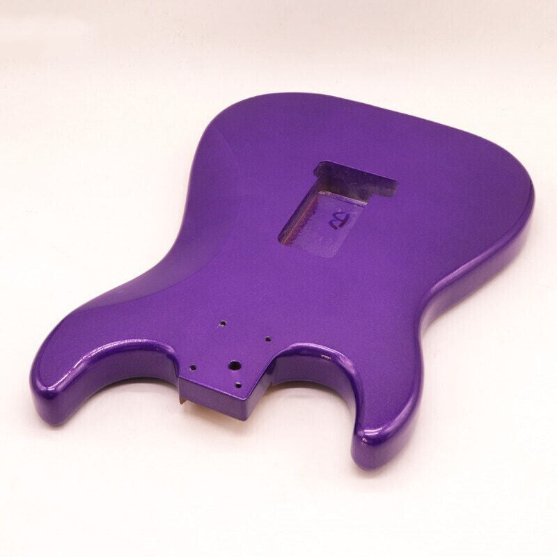 Metallic Purple Color Guitar Poplar Wood Body Fit Strat