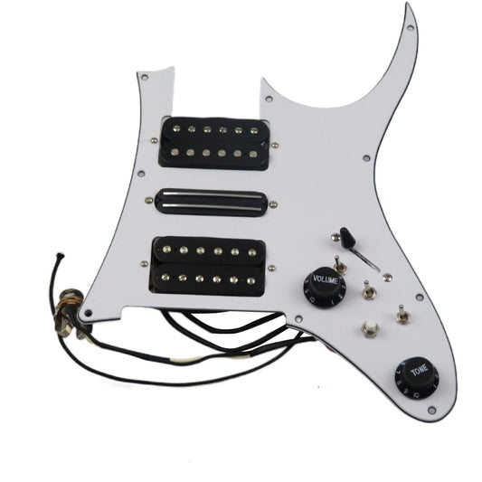 1 Set Prewired Loaded Pickguard HSH Multi Tone Switches Fit Ibanez RG