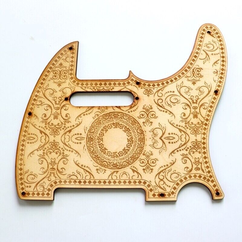 Carved TL Guitar Maple Wood Pickguard Plate Fit Telecaster