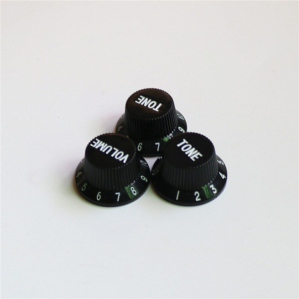 Set of 3pcs Guitar Volume and Tone Control Knobs Fit Fender Stratocaster ST