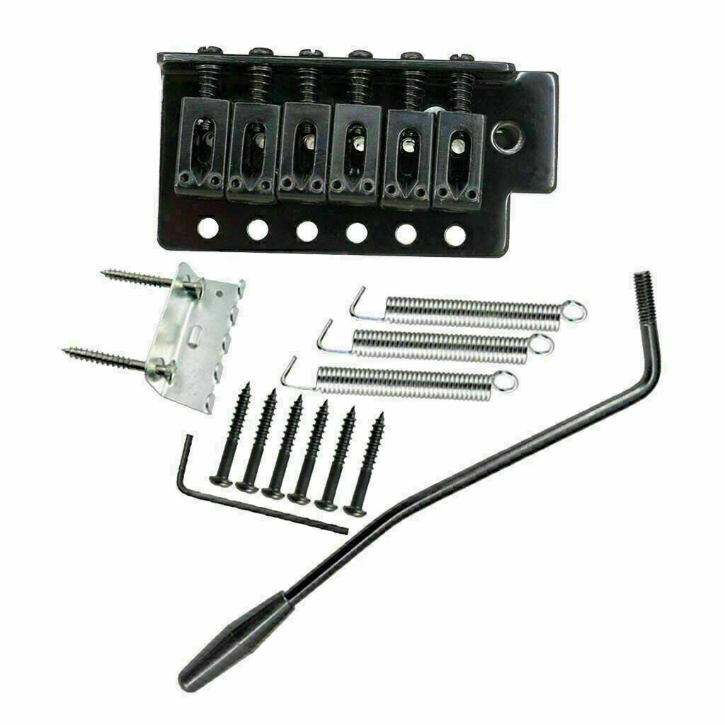 Black Left Handed Bridge Tremolo System Fit Fender Strat ST