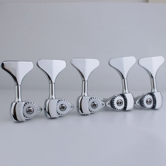 5 String Bass Open Tuning Pegs 3R2L Fit Washburn,Schecter,Tobias,Ibanez,Aria Pro