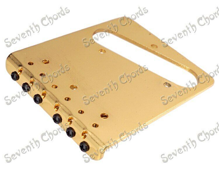 Gold Top Loader Guitar Fixed Vintage Bridge Fit Fender Telecaster Tele