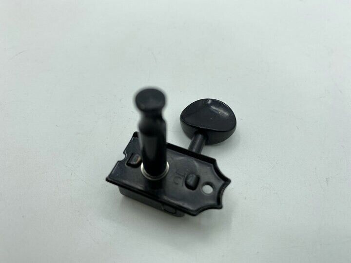 Black 6 Inline Vintage Tuners Machine Heads Keys Fit Fender Tele / Strat Guitars