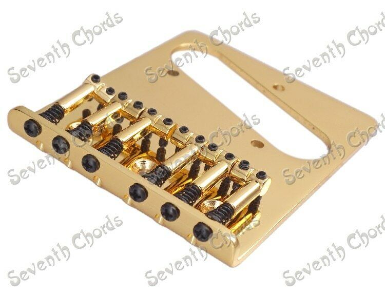 Tele Toploader Bridge Gold Top Loader Guitar Fixed Vintage Bridge Fit Fender Telecaster Tele ...