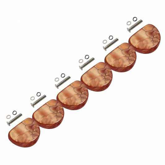 6 Pieces Plastic Guitar Tuning Pegs Buttons Fit Cort,Rogue,Takamine,Washburn,Eko