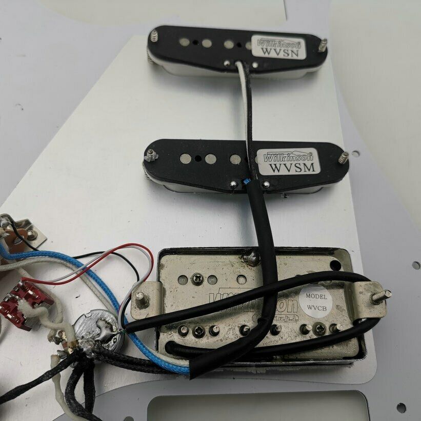 Wilkinson Alnico HSS Loaded Prewired Pickguard Fit Fender ST Strat